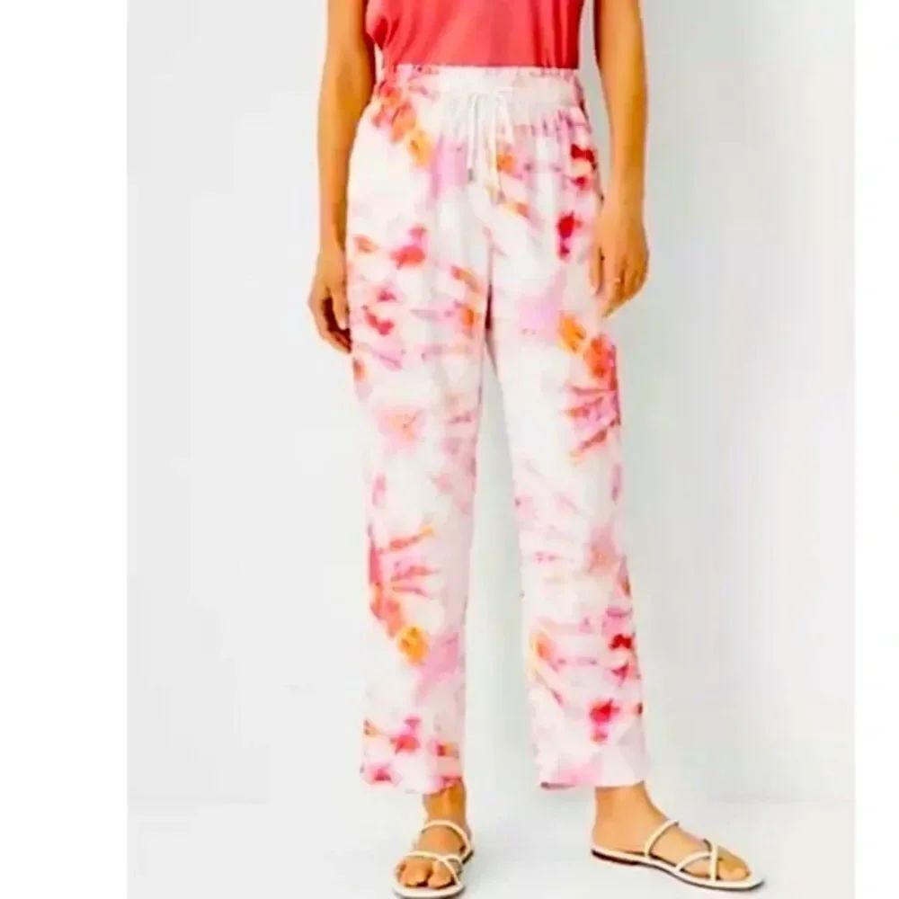 Ann Taylor Tie Dye Boho Pants NWT